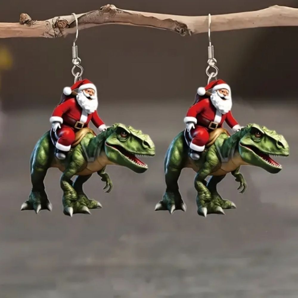 Hand crafted Festive dangle earrings - Picture 5 of 7